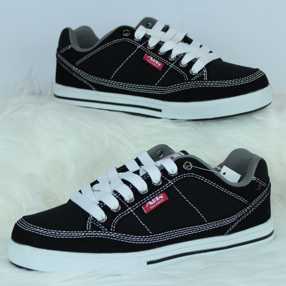 Air Balance Black and White Sneakers